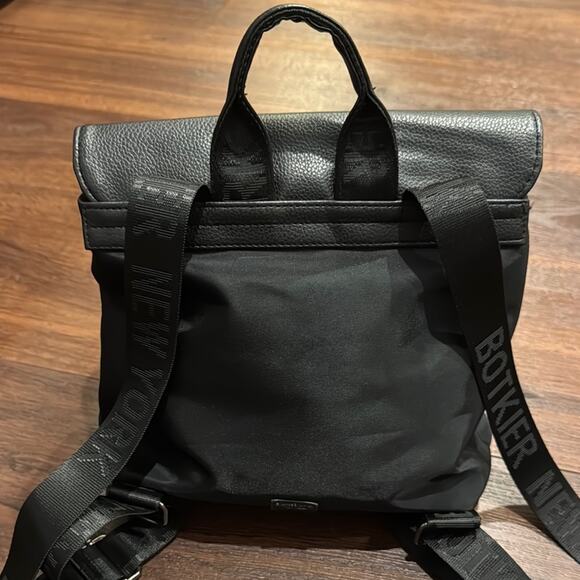 Botkier Black Faux Leather trim Backpack main image 9